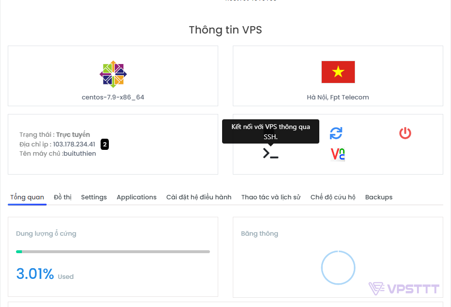 thêm ip centos local trên vps