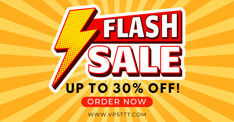 Red Yellow Minimalist Flash Sale Facebook Ads