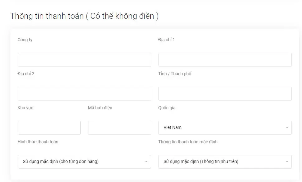 Hướng Dẫn Cập Nhật Thông Tin